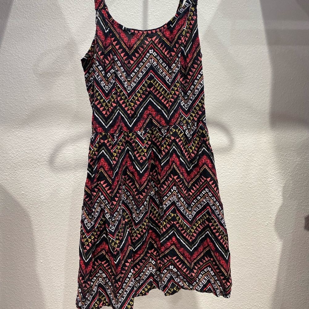 Belle du Jour Girl's Geometric Printed Dress Size Small